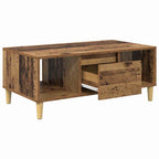 Mesa de Café con cajón Madera envejecida 90 x 50 x 26.5 cm