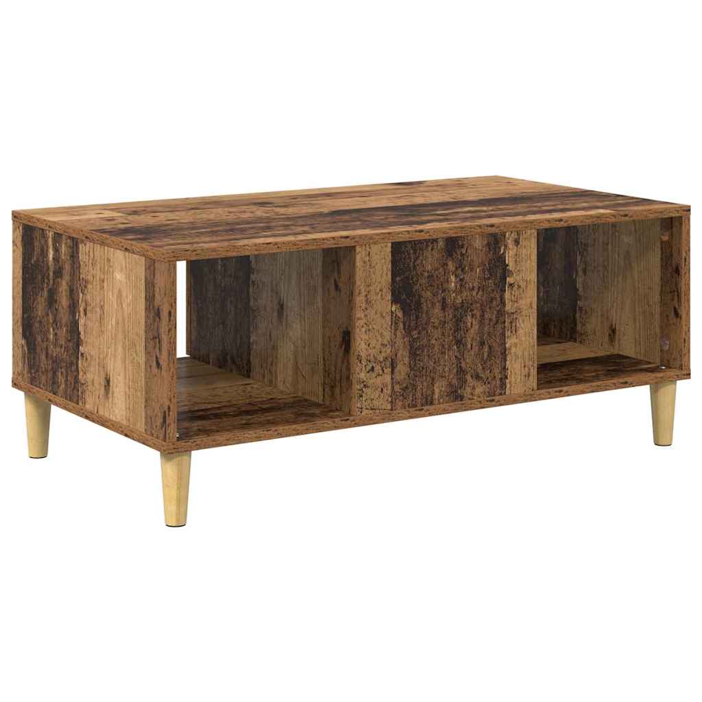 Mesa de Café con cajón Madera envejecida 90 x 50 x 26.5 cm