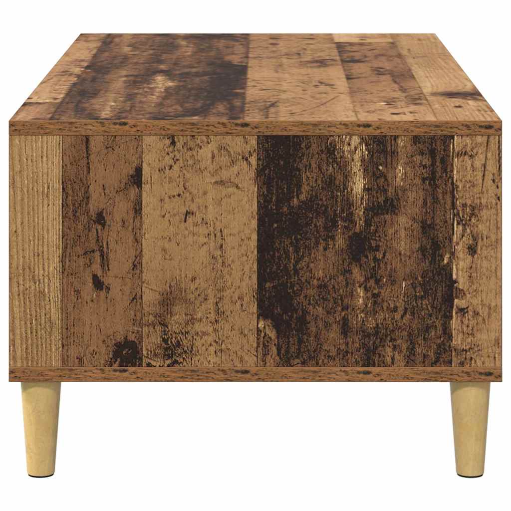 Mesa de Café con cajón Madera envejecida 90 x 50 x 26.5 cm