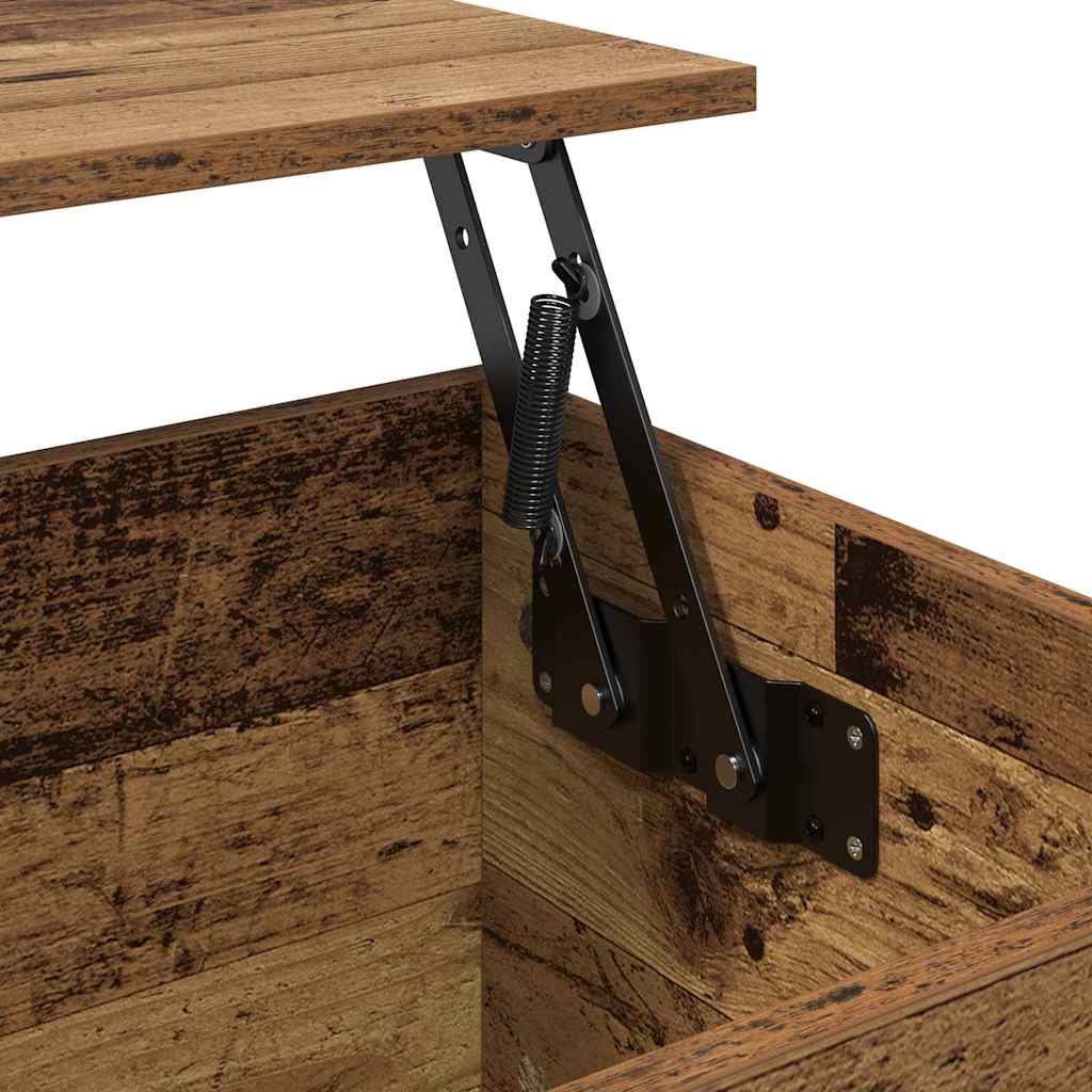 Mesa de Café Madera envejecida 60 x 44,5 x 45 cm