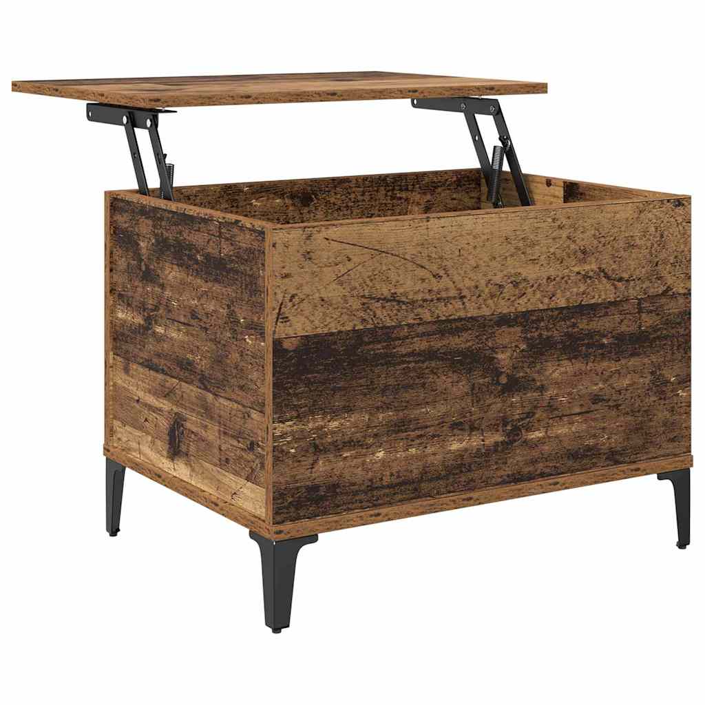 Mesa de Café Madera envejecida 60 x 44,5 x 45 cm