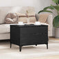 Mesa de Café Roble Negro 60 x 44,5 x 45 cm Madera de ingeniería