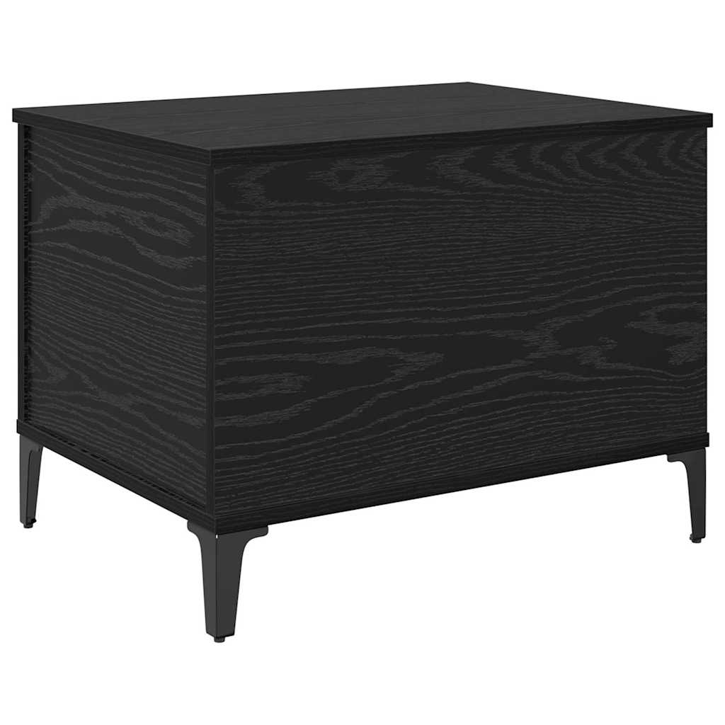 Mesa de Café Roble Negro 60 x 44,5 x 45 cm Madera de ingeniería