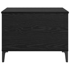 Mesa de Café Roble Negro 60 x 44,5 x 45 cm Madera de ingeniería