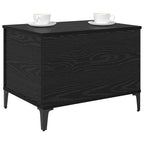 Mesa de Café Roble Negro 60 x 44,5 x 45 cm Madera de ingeniería