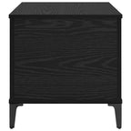 Mesa de Café Roble Negro 60 x 44,5 x 45 cm Madera de ingeniería