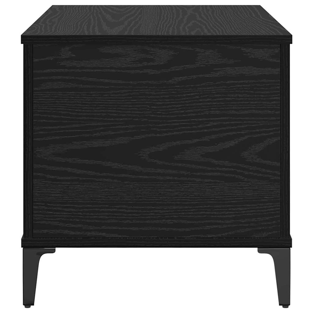 Mesa de Café Roble Negro 60 x 44,5 x 45 cm Madera de ingeniería
