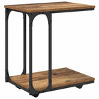 Mesa lateral con estante Madera vieja 50 x 35 x 55.5 cm