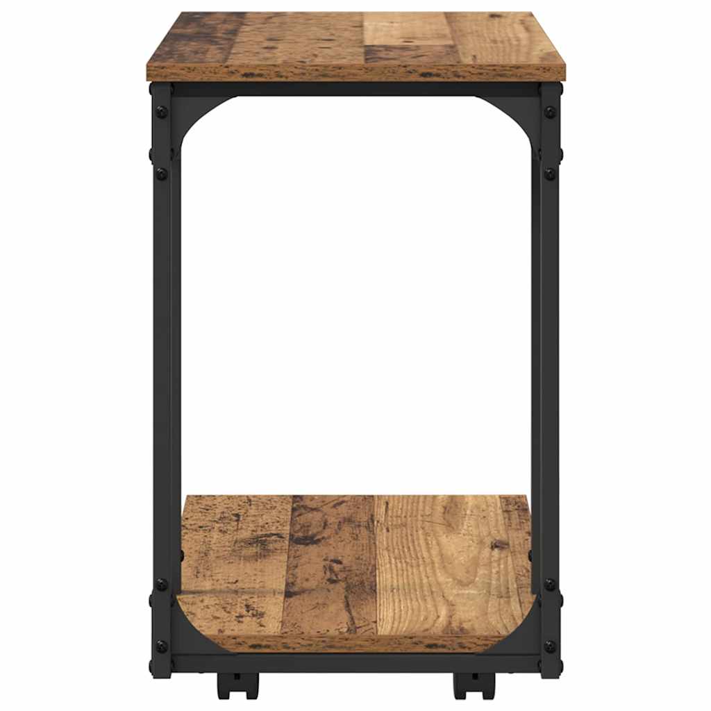 Mesa lateral con estante Madera vieja 50 x 35 x 55.5 cm