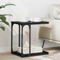Mesa lateral con estante Roble artesanal 50 x 35 x 52 cm