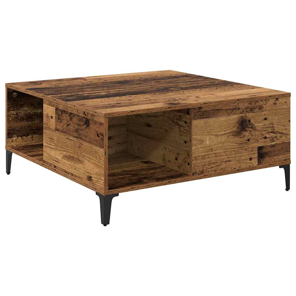 Mesa de Café Madera Vieja 80 x 80 x 36,5 cm