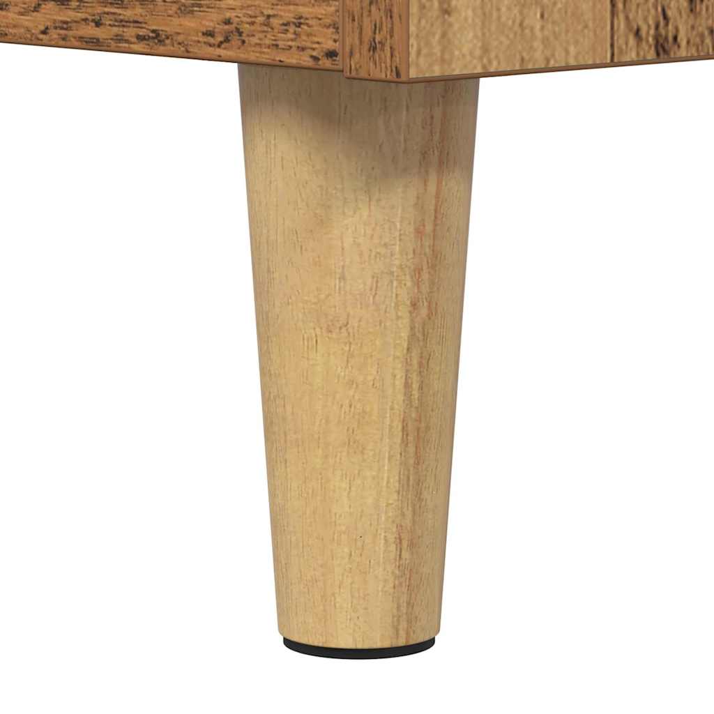 Mesa de Café con cajón Madera envejecida 90 x 50 x 35 cm