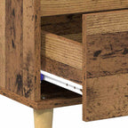Mesa de Café con cajón Madera envejecida 90 x 50 x 35 cm