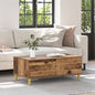 Mesa de Centro com Gaveta Madeira Envelhecida 90 x 50 x 35 cm