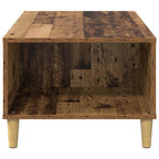 Mesa de Café con cajón Madera envejecida 90 x 50 x 35 cm