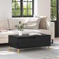 Mesa de Café Roble Negro 90 x 50 x 35 cm Madera de ingeniería