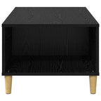 Mesa de Café Roble Negro 90 x 50 x 35 cm Madera de ingeniería