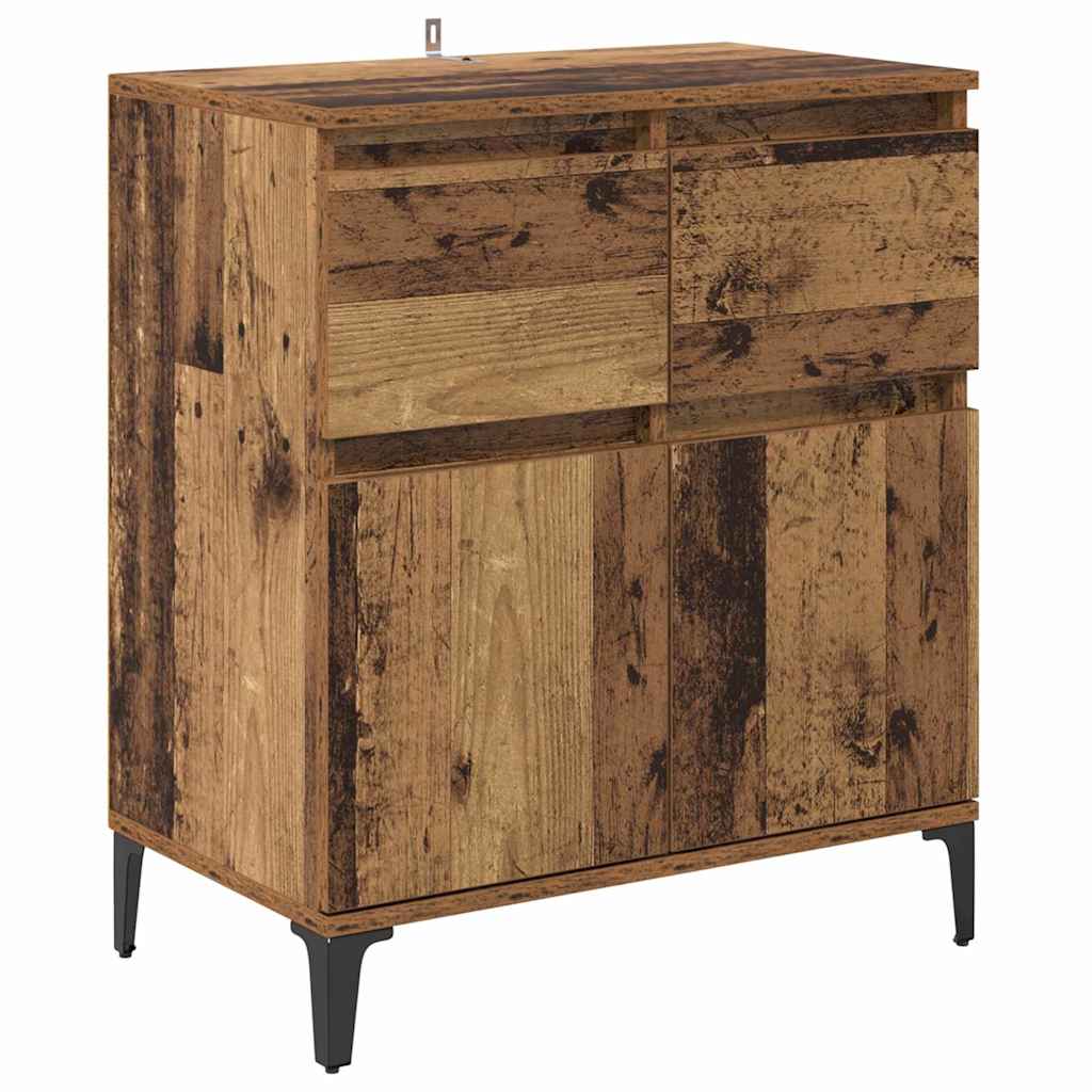 Vitrina con cajón Madera Vieja 60 x 35 x 70 cm