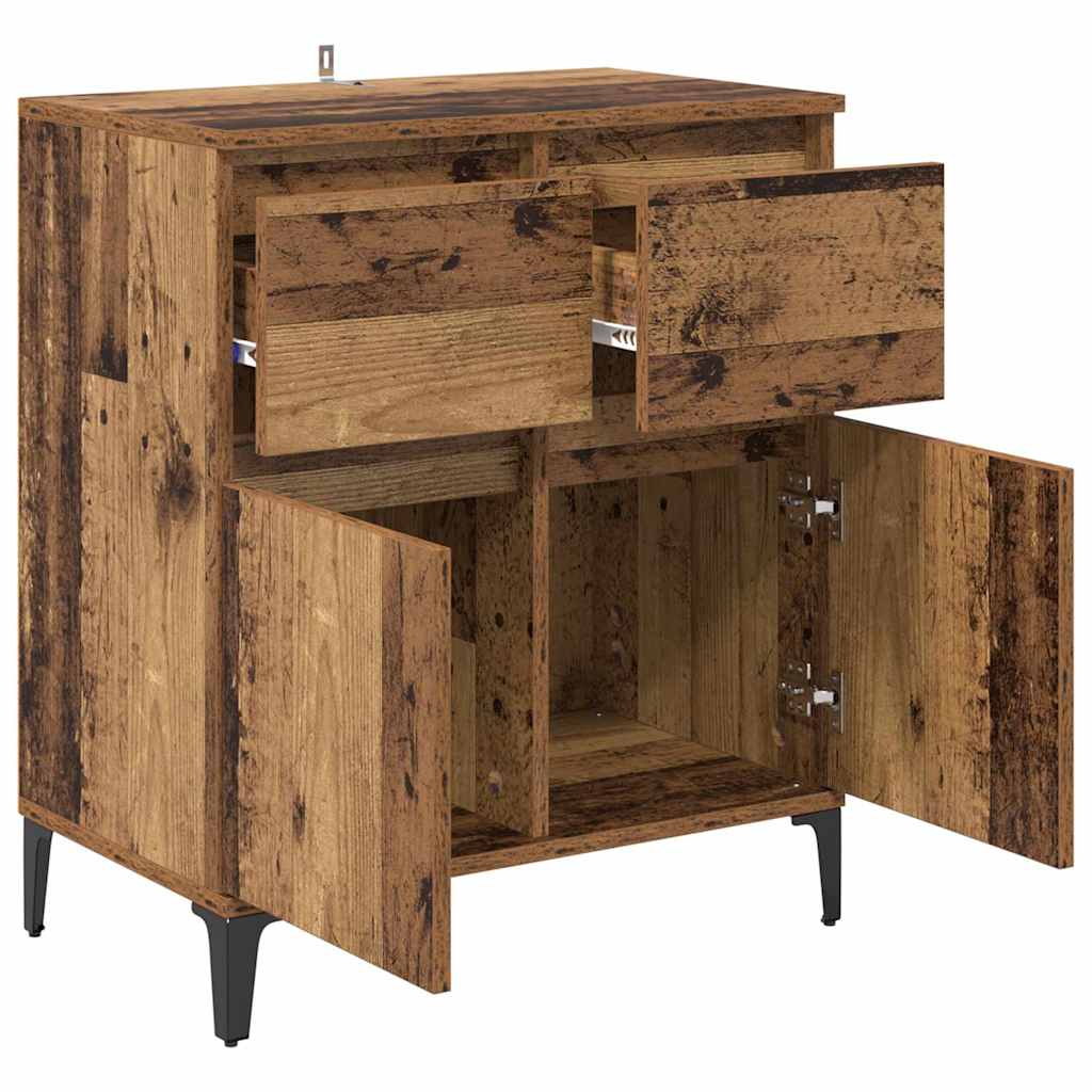 Vitrina con cajón Madera Vieja 60 x 35 x 70 cm