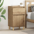 Armario de Noche 2 pcs Roble artesanal 40 x 35 x 70 cm