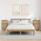 Armario de Noche 2 pcs Roble artesanal 40 x 35 x 70 cm