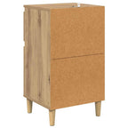 Armario de Noche 2 pcs Roble artesanal 40 x 35 x 70 cm