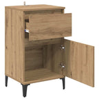 Armario de Noche 2 pcs Roble artesanal 40 x 35 x 70 cm
