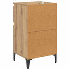 Armario de Noche 2 pcs Roble artesanal 40 x 35 x 70 cm
