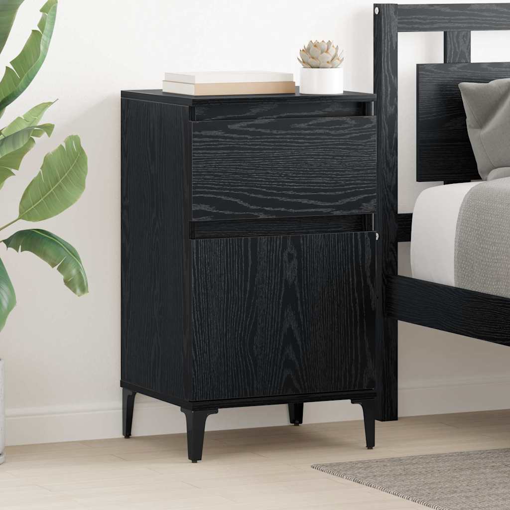 Armario de Noche 2 pcs Roble artesanal 40 x 35 x 70 cm
