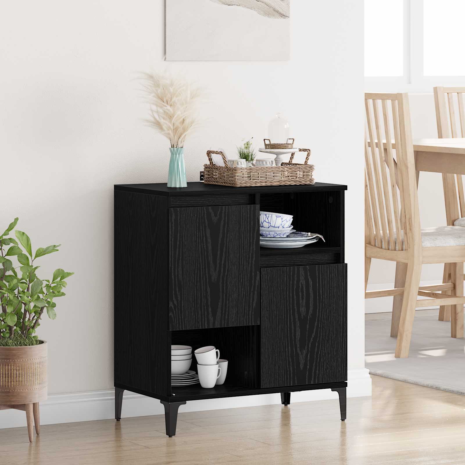Old Wood Sideboard 60 x 35 x 70 cm Engineered wood