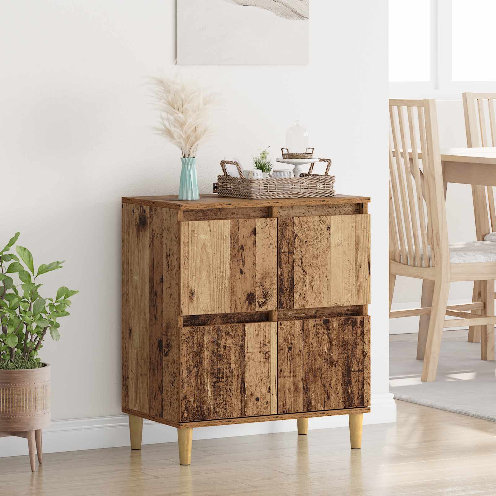 Vitrina Madera Vieja 60 x 35 x 70 cm Madera contrachapada