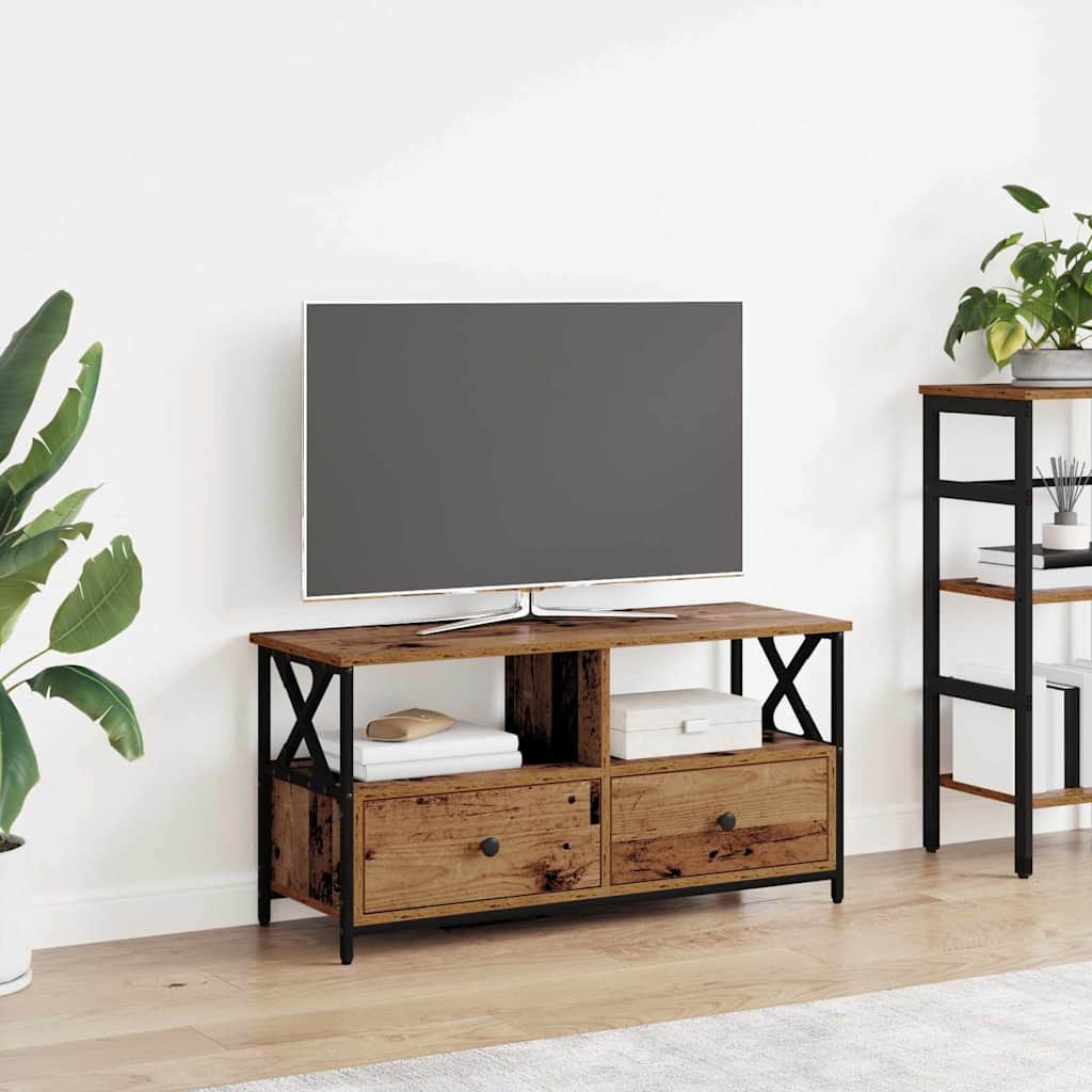 Gabinete de TV con cajón Madera Vieja 90 x 33 x 45 cm
