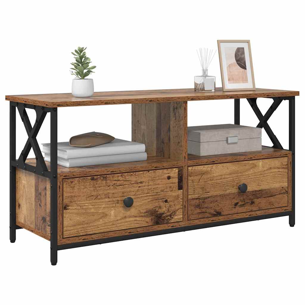 Gabinete de TV con cajón Madera Vieja 90 x 33 x 45 cm