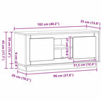 Gabinete de TV Madera Vieja 102 x 35 x 45 cm