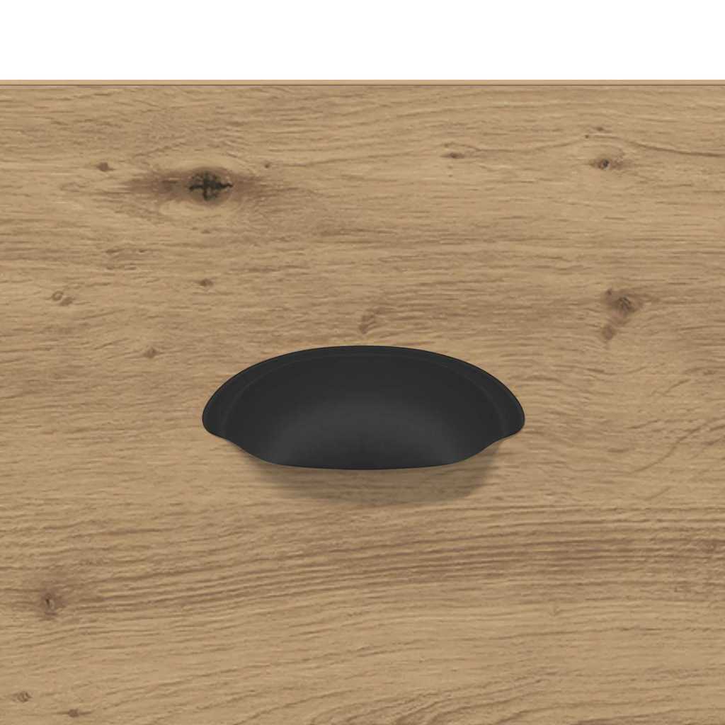 Armario de Noche 2 pcs Roble artesanal 39 x 39 x 47.5 cm