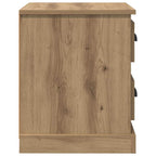 Armario de Noche 2 pcs Roble artesanal 39 x 39 x 47.5 cm
