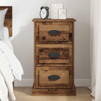 Armario de Noche con cajón Madera Vieja 39 x 39 x 67,5 cm