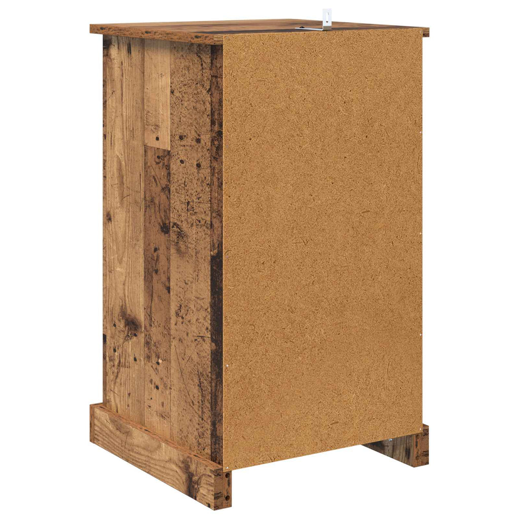 Armario de Noche con cajón Madera Vieja 39 x 39 x 67,5 cm