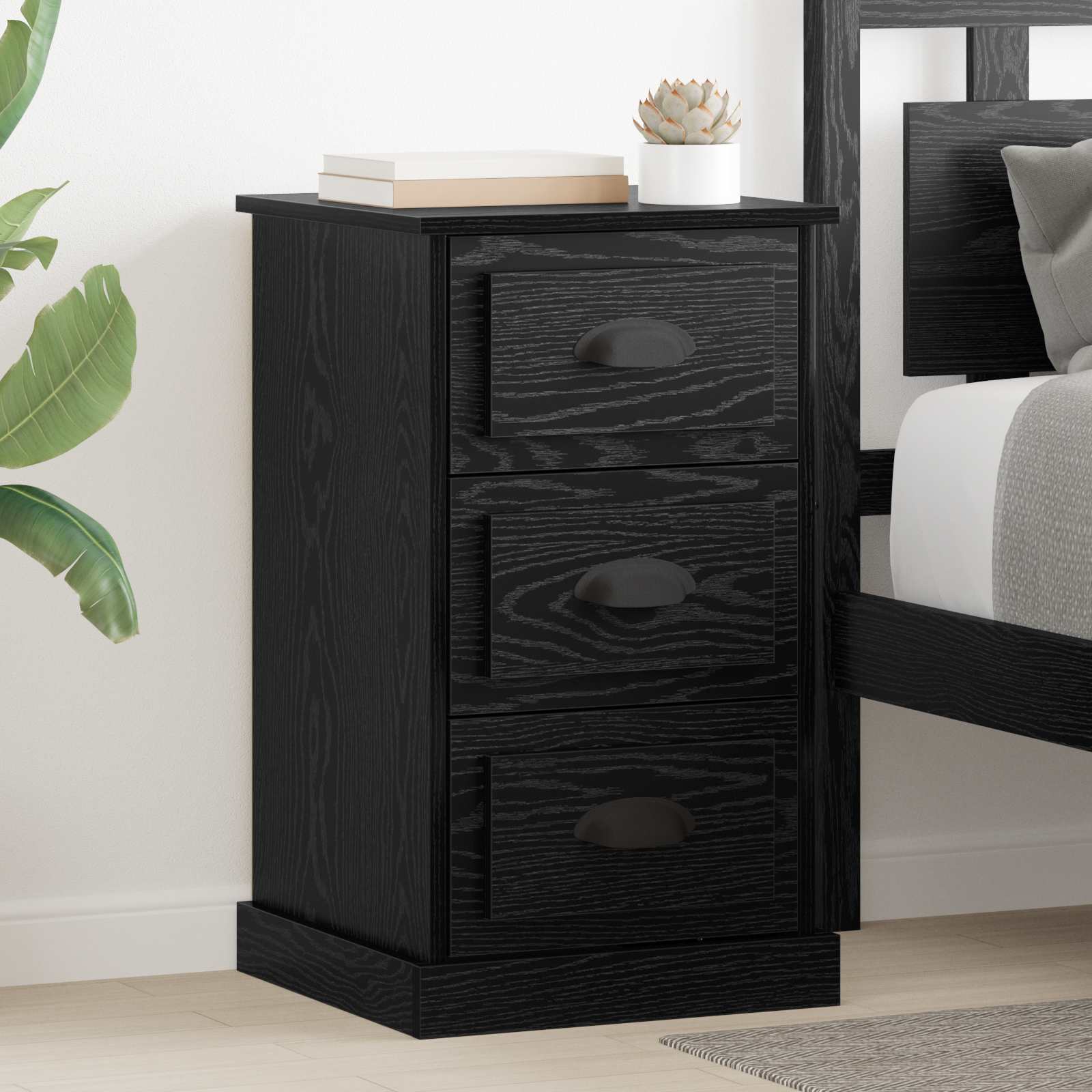 Armario de Noche con cajón Madera Vieja 39 x 39 x 67,5 cm