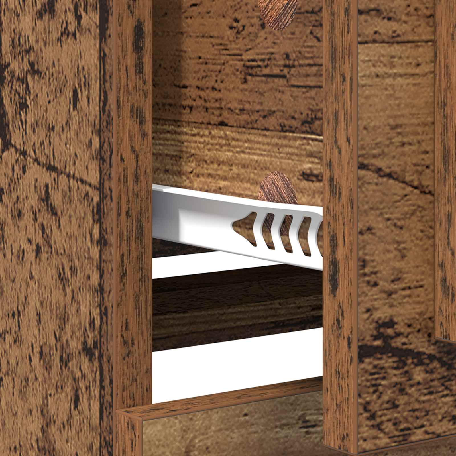 Vitrina Madera Vieja 70 x 35,5 x 67,5 cm Madera contrachapada