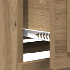 Vitrina con cajón Roble artesanal 70 x 35,5 x 67,5 cm