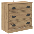 Vitrina con cajón Roble artesanal 70 x 35,5 x 67,5 cm