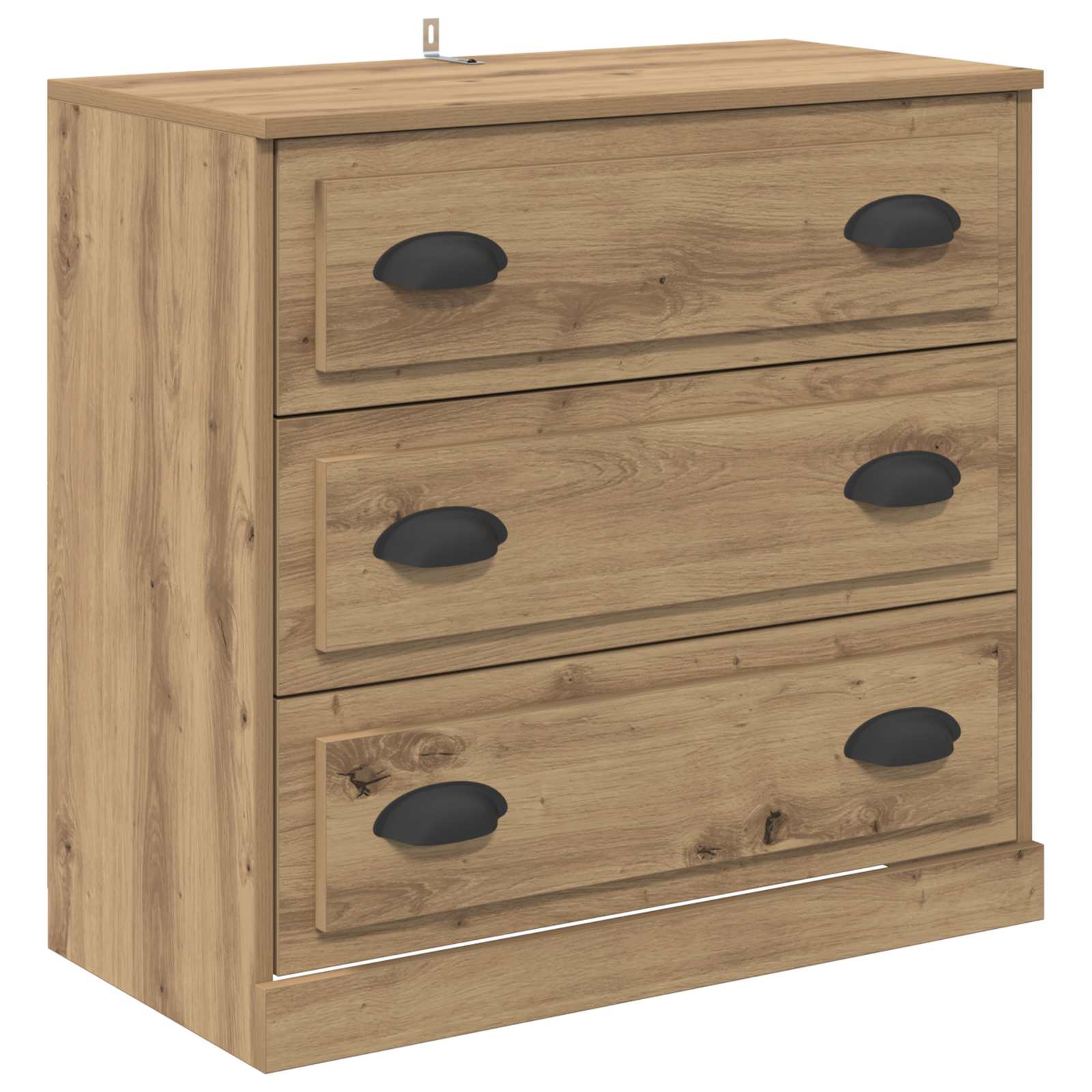 Vitrina con cajón Roble artesanal 70 x 35,5 x 67,5 cm