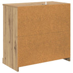 Vitrina con cajón Roble artesanal 70 x 35,5 x 67,5 cm