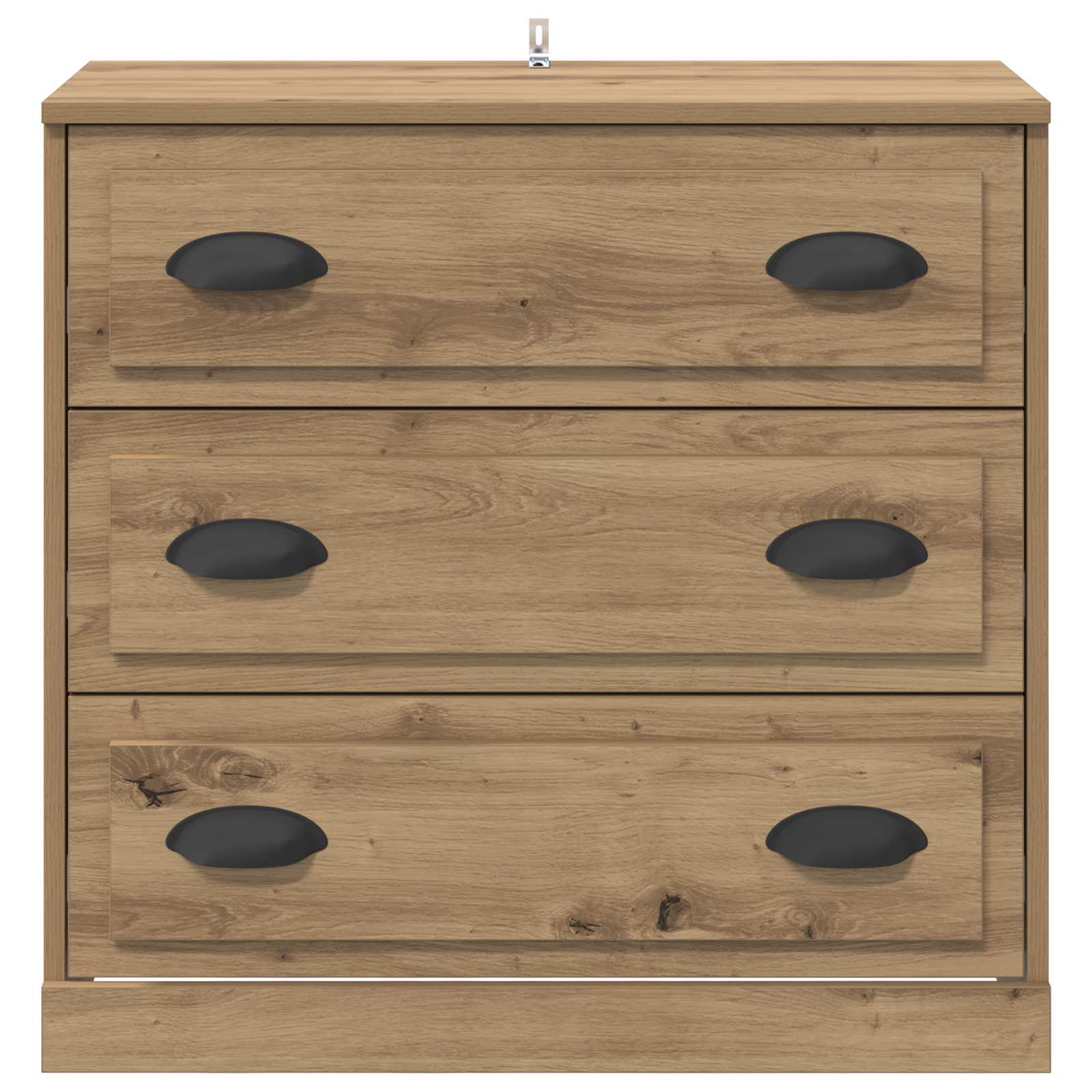 Vitrina con cajón Roble artesanal 70 x 35,5 x 67,5 cm