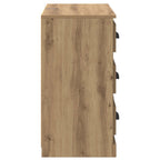 Vitrina con cajón Roble artesanal 70 x 35,5 x 67,5 cm