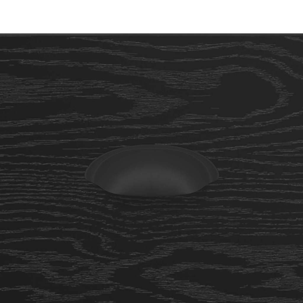Vitrina Roble Negro 70 x 35,5 x 67,5 cm Madera contrachapada