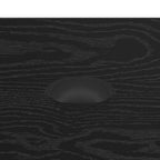 Vitrina Roble Negro 70 x 35,5 x 67,5 cm Madera contrachapada