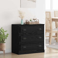 Vitrina Roble Negro 70 x 35,5 x 67,5 cm Madera contrachapada