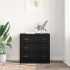 Vitrina Roble Negro 70 x 35,5 x 67,5 cm Madera contrachapada